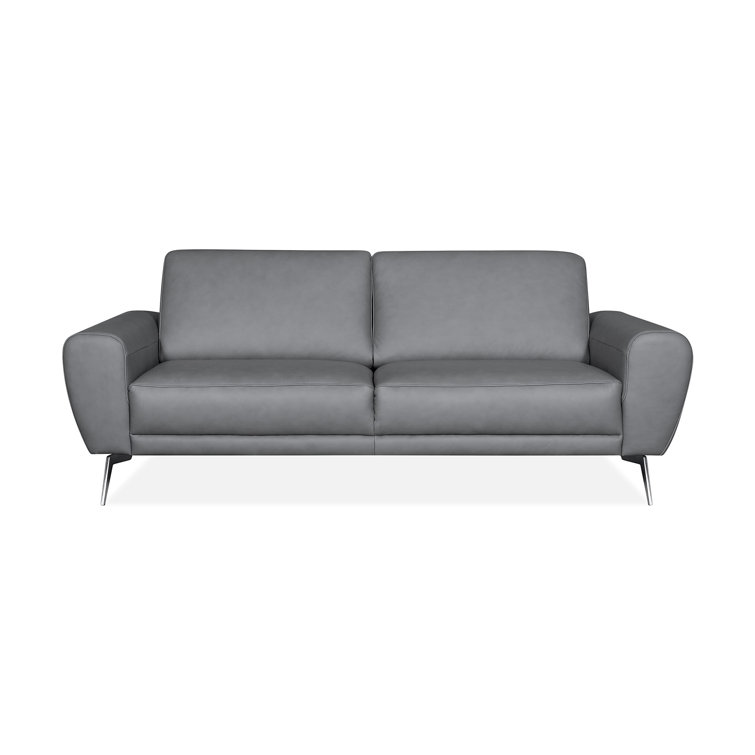 Metro Lane Sofa Kilmarnock aus Echtleder Wayfair.de